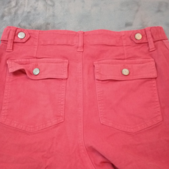 Pistola Mara Melissa Shorts Womens Sz 29 Dark Coral Red Cotton Viscose High Rise - Picture 4 of 15